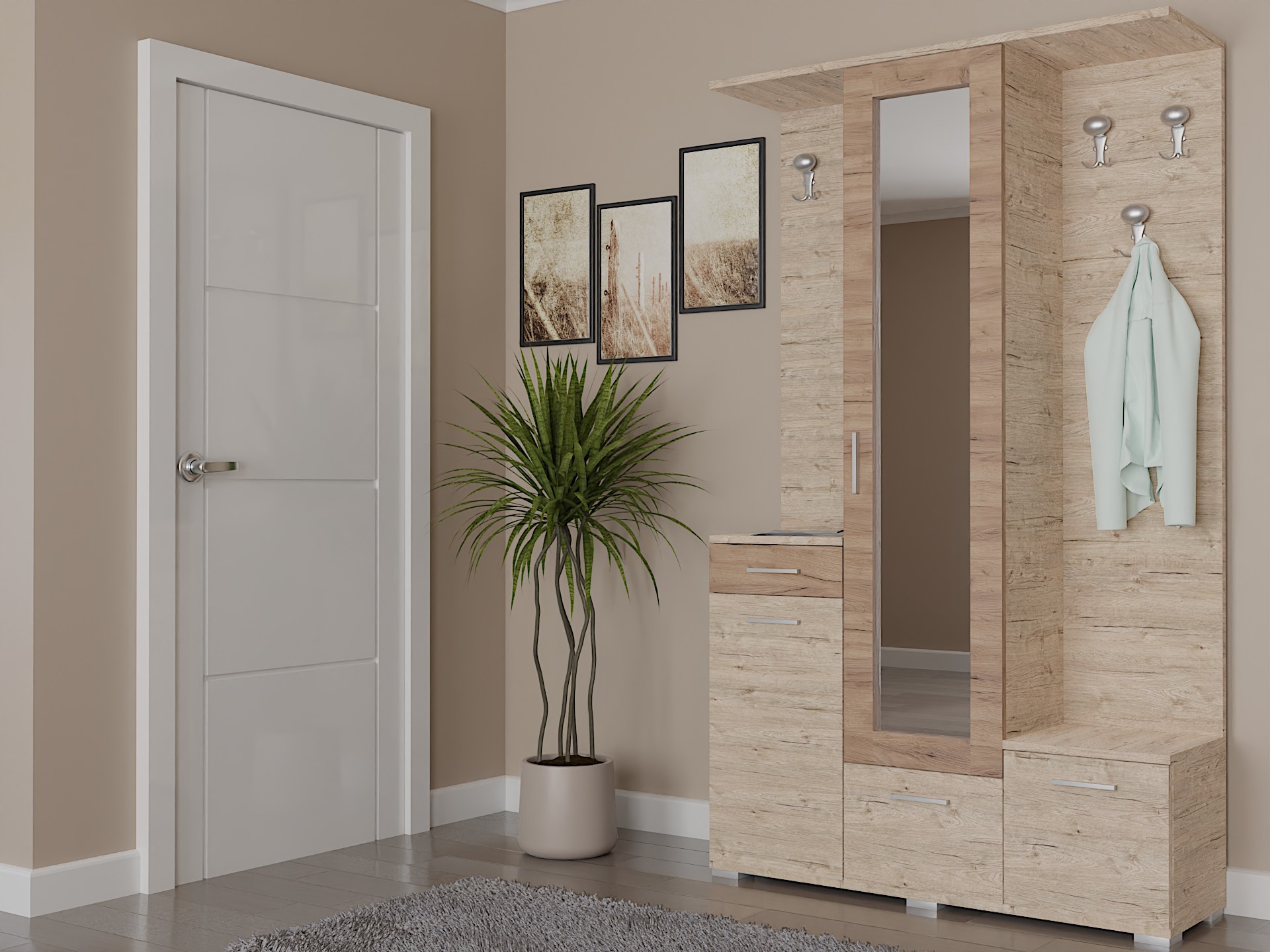 Liza előszoba szekrény