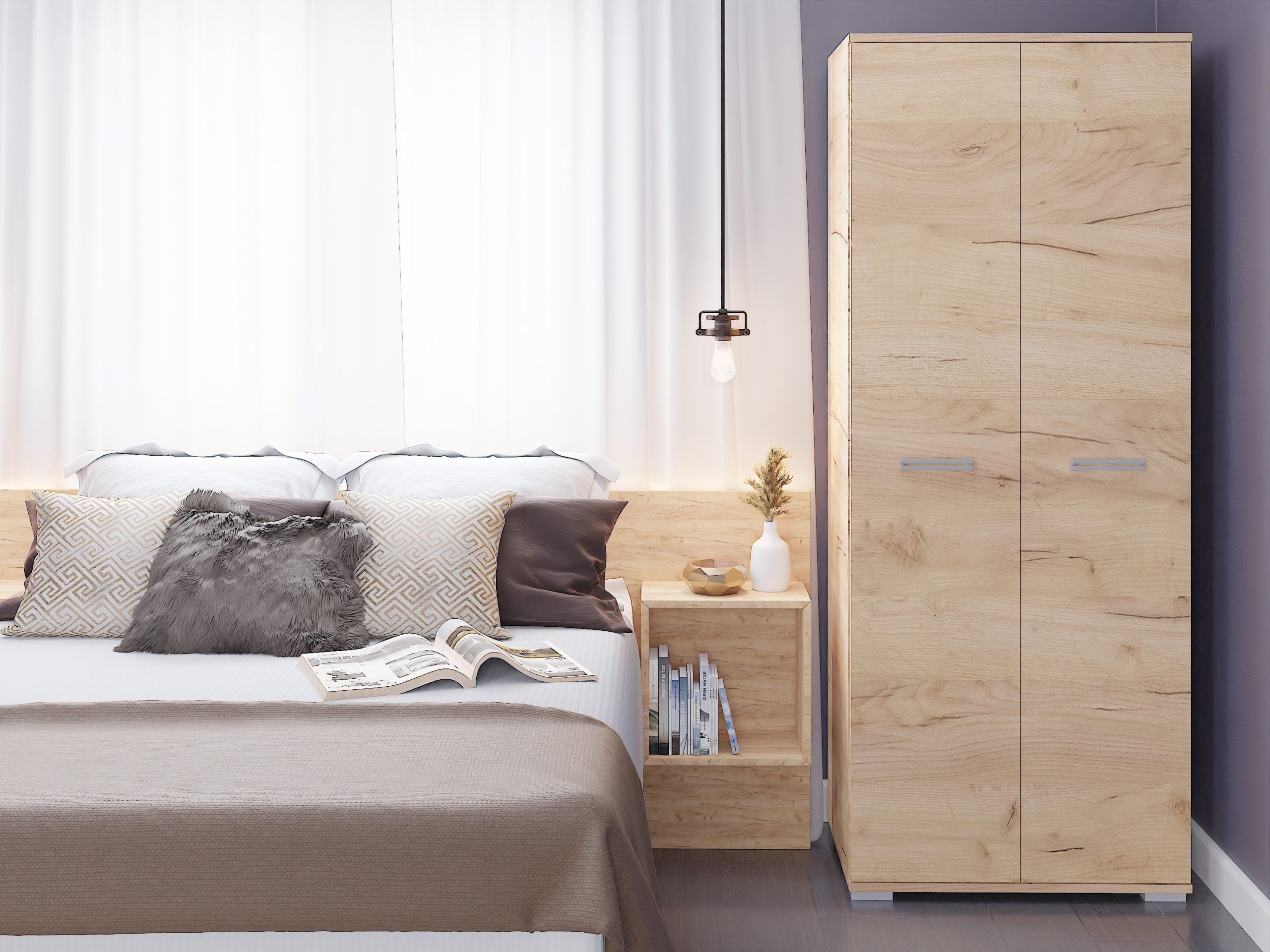 Kombinált gardrób 80cm