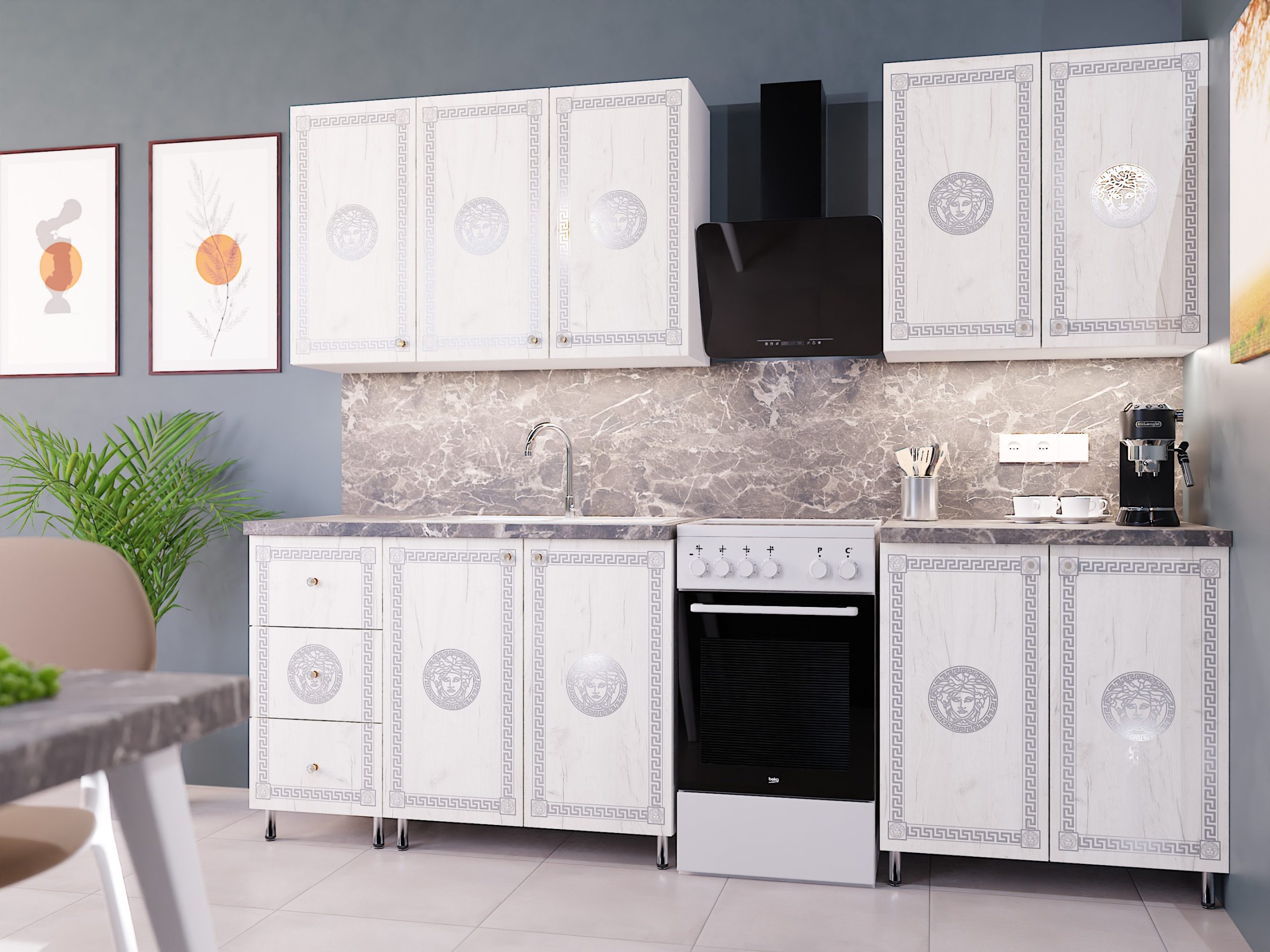 Italy 200cm konyhablokk